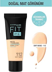 Fit Me Matte Tube Foundation 102