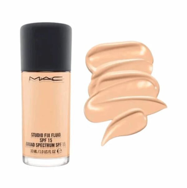MAC Moisture SPF 15 foundation NC15, lightweight hydrating formula